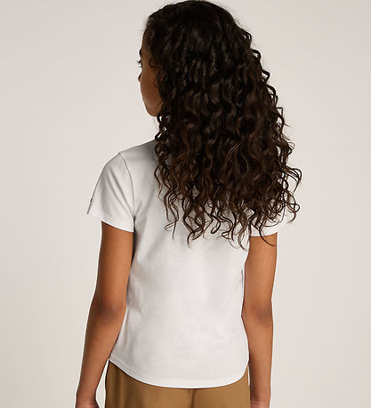 Tommy Hilfiger T-shirt - Script Slim - Hvid