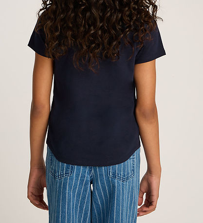 Tommy Hilfiger T-shirt - Script Slim - Dark Night Navy