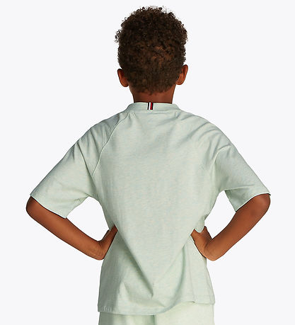 Tommy Hilfiger T-shirt - Varsity - Dew Green Heather