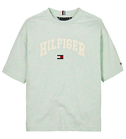 Tommy Hilfiger T-shirt - Varsity - Dew Green Heather