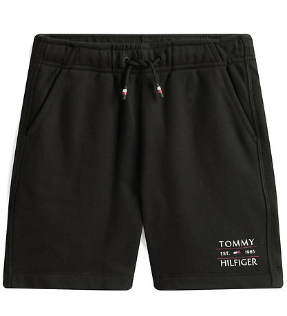 Tommy Hilfiger Sweatshorts - Flag - Sort