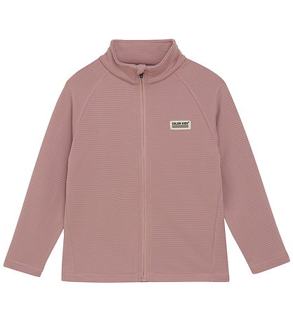 Color Kids Jakke m. Fleece - Stretch - Woodrose