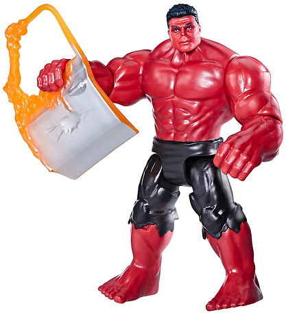 Marvel Avengers Actionfigur - Rød Hulk - 10cm