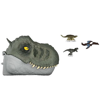 Jurassic World Legetøj - Rebirth Micro Compact - Tyrannosaurus R