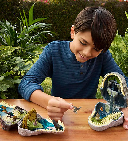 Jurassic World Legetøj - Rebirth Micro Compact - Tyrannosaurus R