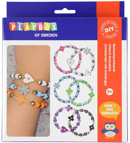Playbox Kreasæt - Armbånd m. Vedhæng