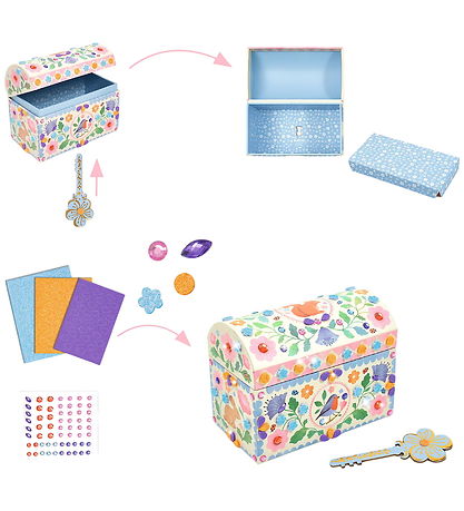 Djeco Kiste DIY - Mini Boites - Precious Treasure