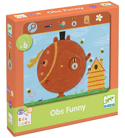 Djeco Spil - Find Og Drej - Obs Funny