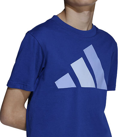 adidas Performance T-shirt - J BL - Royblu/Blufus/Globlu