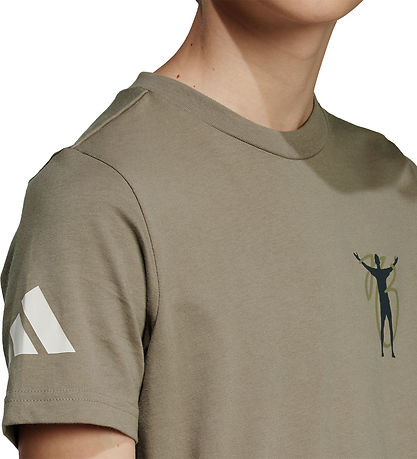 adidas Performance T-shirt - JB CW - Clay