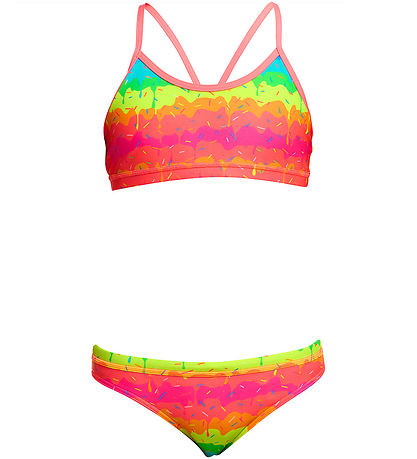 Funkita Bikini - Racerback - UV50+ -  Melting Mayhem
