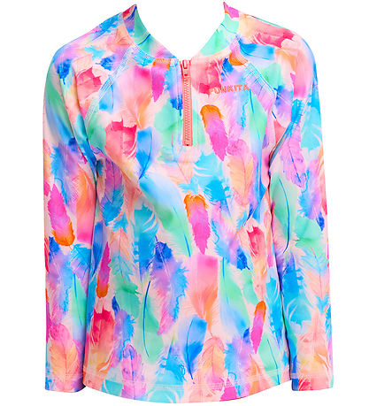Funkita Badebluse - Zippy Rash Vest - UV50+ - Tickle Pink