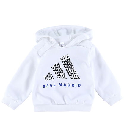 adidas Performance Sweatsæt - Real Madrid - Hvid/Sort/Croyal