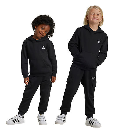 adidas Originals Sweatsæt - Hoodie FZ Cargo - Black