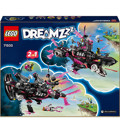 LEGO® DREAMZzz - Mareridtshaj-ubåd 71500 - 1413 Dele