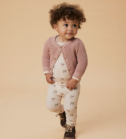 Lil' Atelier Body l/æ - Rib - NbfGavo - Silver Peony/Bow