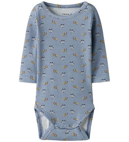 Name It Body l/æ - Rib - NbmKoalkab - Dusty Blue