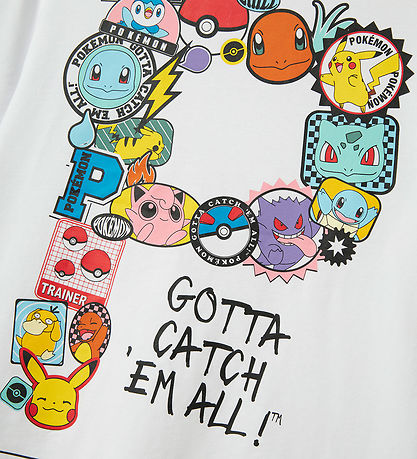 Name It T-shirt - Noos - NkmJeno - Pokémon - Bright White