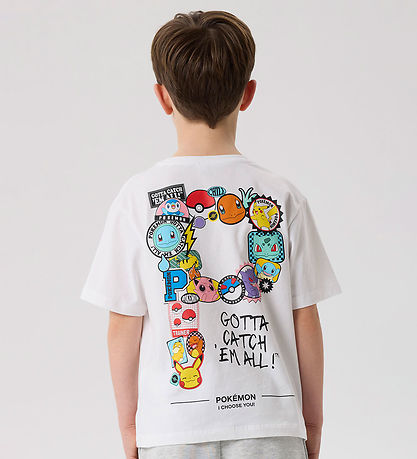 Name It T-shirt - Noos - NkmJeno - Pokémon - Bright White
