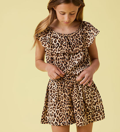 Name It Buksedragt - NkfVinaya - Noos - Black/Leopard AOP