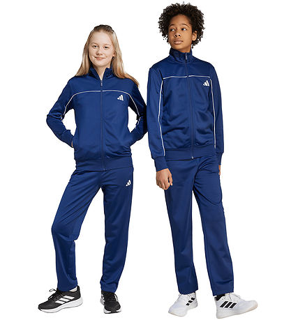 adidas Performance Træningssæt - J CP TR TS - DKBLUE/WHITE