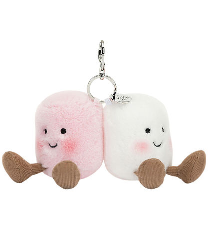 Jellycat Nøglering - Amuseable Pair of Marshmallows