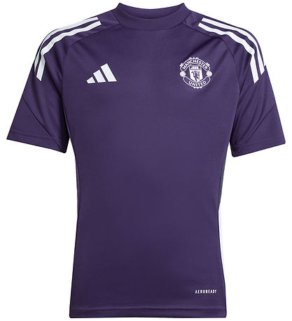 adidas Performance Fodboldtrøje - MUFC TR JSY Y - AURPLU/WHITE/B