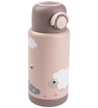 Done by Deer Termoflaske - 340 ml - Tiny Farm - Pudder