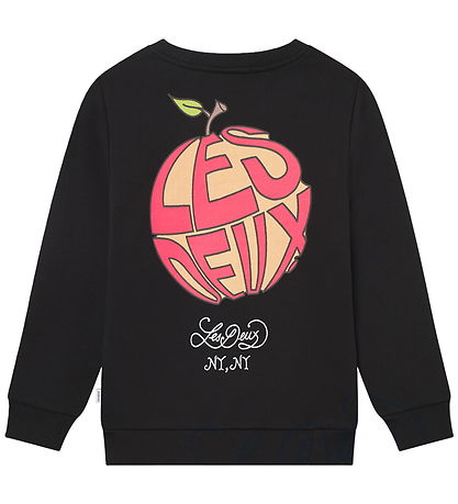 Les Deux Sweatshirt - Orchard - Sort m. Print
