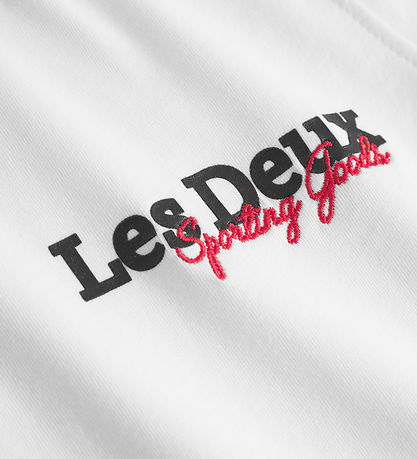 Les Deux T-shirt - Racing - Hvid m. Logo