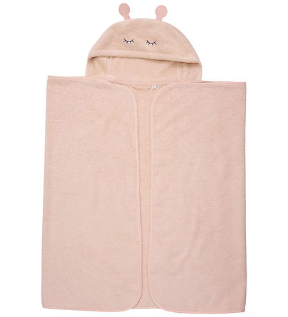 Pippi Babyhåndklæde - 120 x 70 cm - Rose Dust