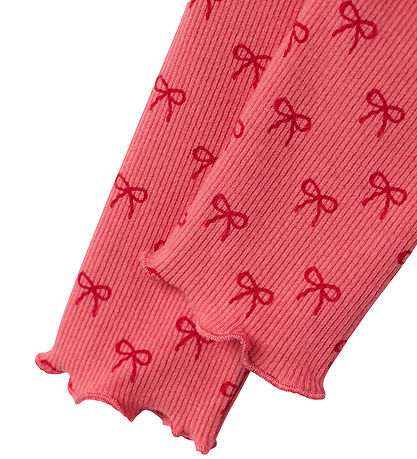 Name It Leggings - Rib - NmfKarinna - Rapture Rose