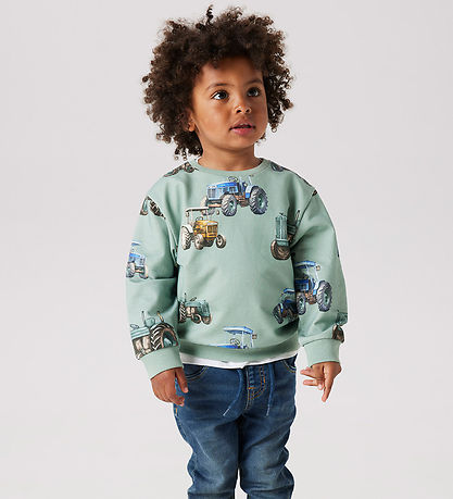 Name It Sweatshirt - NmmLudvig - Jadeite