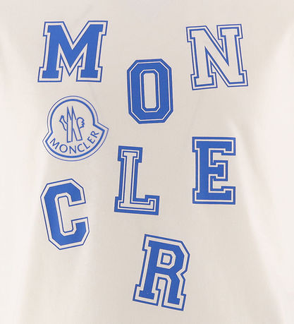 Moncler T-shirt - Hvid m. Print