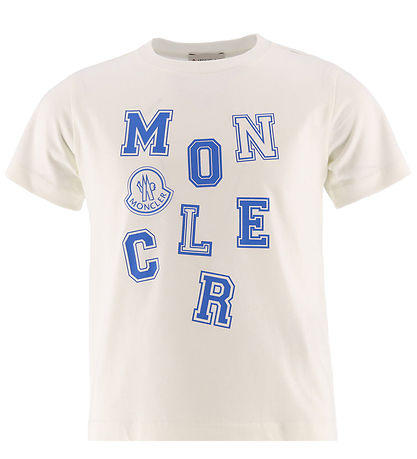 Moncler T-shirt - Hvid m. Print