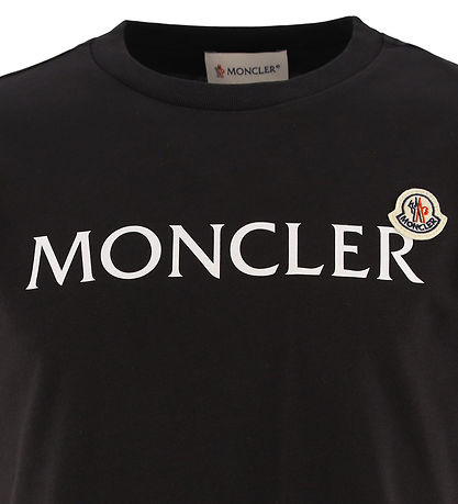 Moncler T-shirt - Sort m. Logo