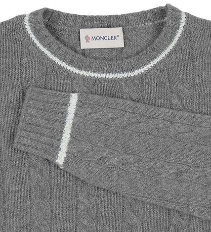 Moncler Bluse - Uld - Grå