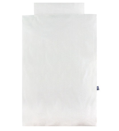 Nørgaard Madsens Sengetøj - Baby - Off White m. Beige Prikker