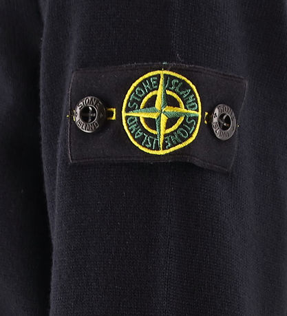 Stone Island Bluse - Strik - Uld - Navy Blue