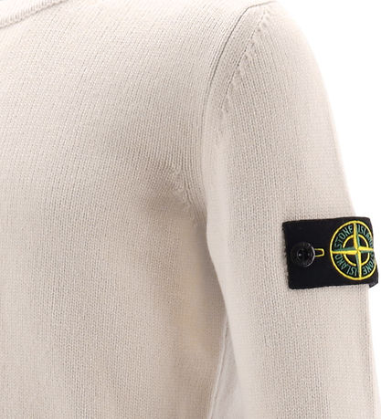 Stone Island Bluse - Uld - Natural White