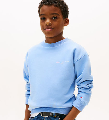 Tommy Hilfiger Sweatshirt - Mini Corp - Cloudy Blue