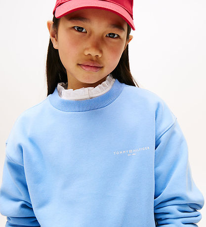 Tommy Hilfiger Sweatshirt - Mini Corp - Cloudy Blue