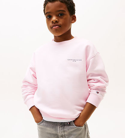 Tommy Hilfiger Sweatshirt - Mini Corp - Light Pink