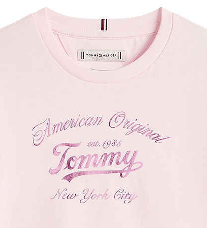 Tommy Hilfiger T-shirt - Tommy Script - Light Pink