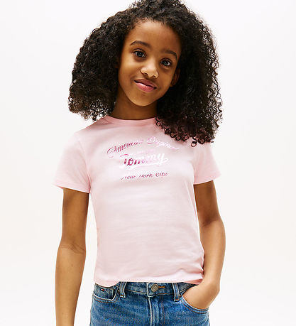 Tommy Hilfiger T-shirt - Tommy Script - Light Pink