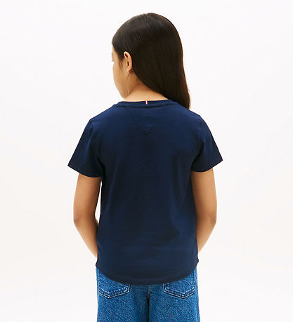 Tommy Hilfiger T-shirt - Tommy Script - Dark Night Navy