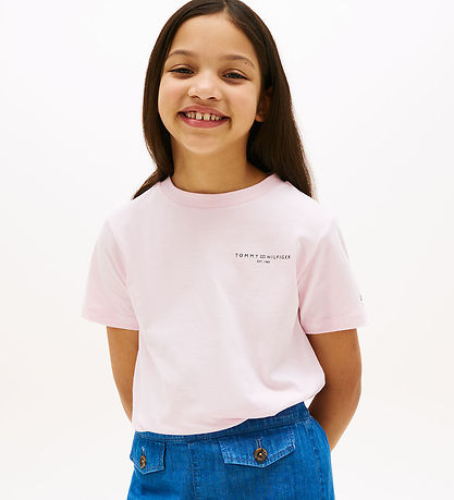 Tommy Hilfiger T-shirt - Mini Corp - Light Pink