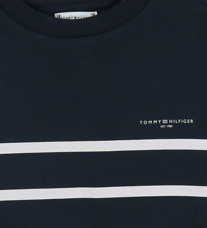 Tommy Hilfiger Bluse - Mini Corp - Dark Night Navy Stripe