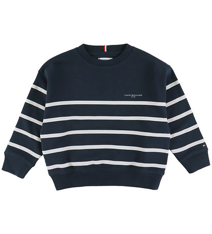 Tommy Hilfiger Bluse - Mini Corp - Dark Night Navy Stripe