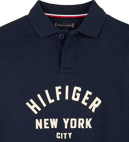 Tommy Hilfiger Polobluse - Graphic - Dark Night Navy